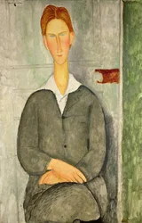 Young boy with red hair